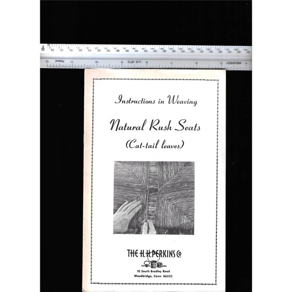 The HH Perkins Co Instructions in Weaving Natural Rush Seats - Picture 3 of 4